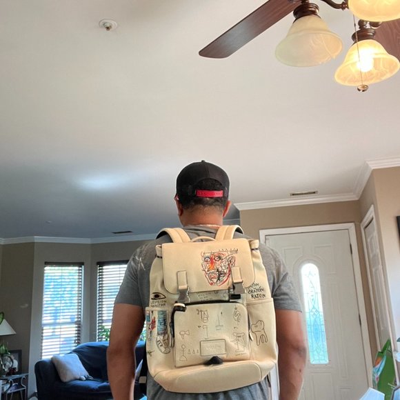 Coach Leather Basquiat Backpack - Picture 12 of 13
